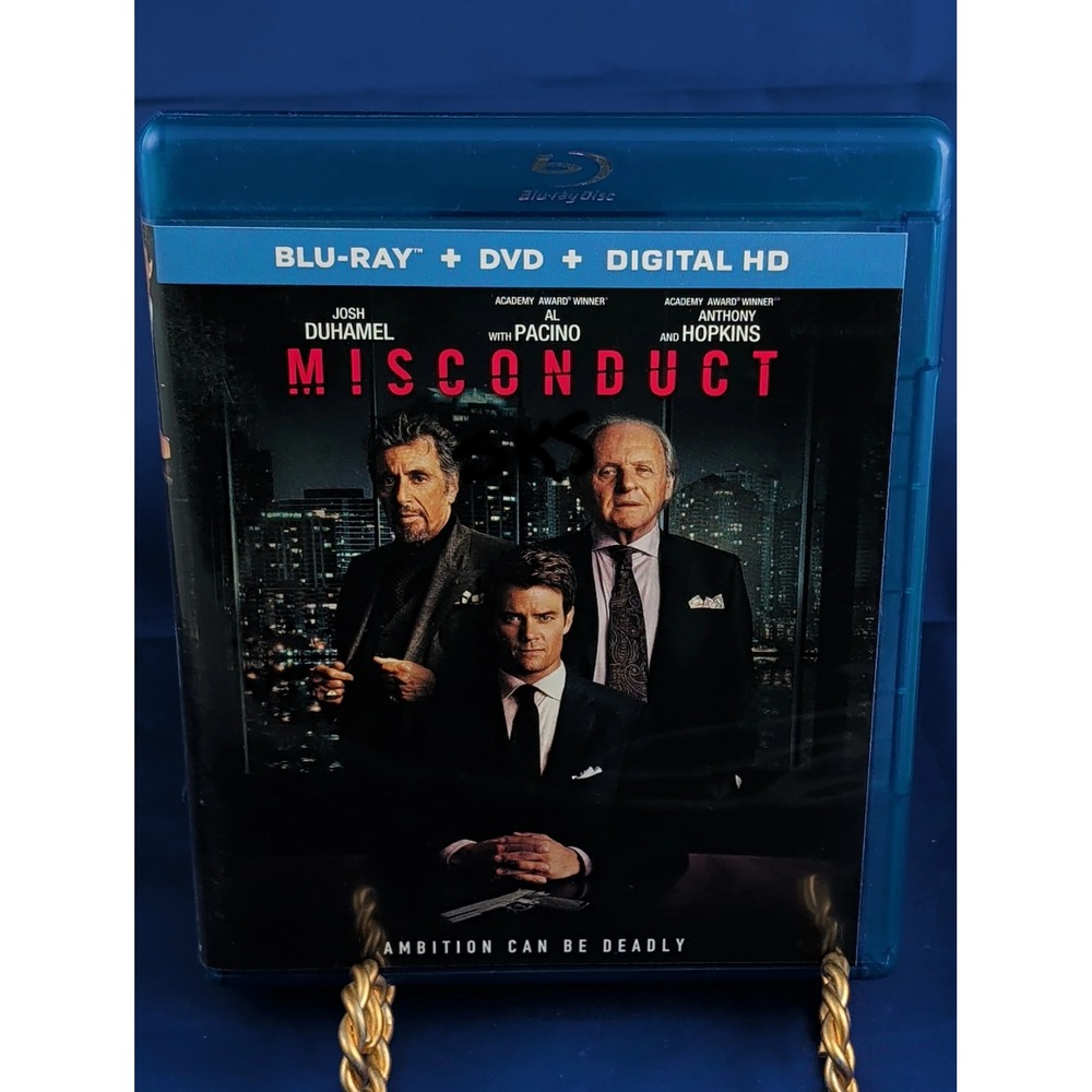 Misconduct Blu-ray + DVD HD 2016‎ Josh Duhamel Al Pacino